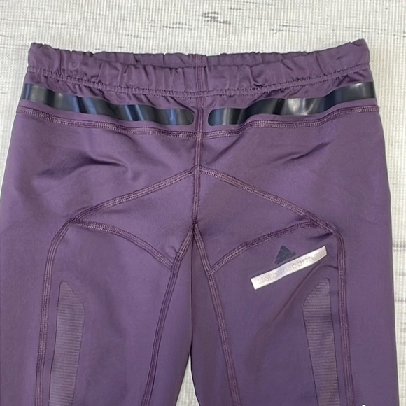 Adidas x Stella McCartney Leggings Athletic Purple Black Size Small - Picture 5 of 12